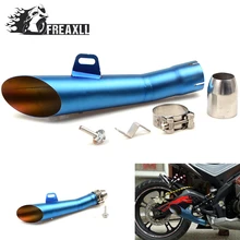 35MM-51MM Universal Motorcycle Exhaust Pipe Escape Scooter Muffler With DB Killer For YAMAHA Tiger Explorer 1215 ABS XV 950RABS 35mm 51mm universal motorcycle exhaust pipe escape scooter muffler with db killer for yamaha xj6 yzf r1 r6 mt 09 mt 07 abs fz6