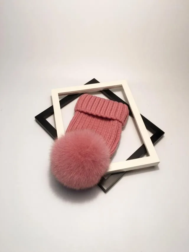 pompom hat fur hat winter hats for women knitted hat winter beanie hat women hat (4)