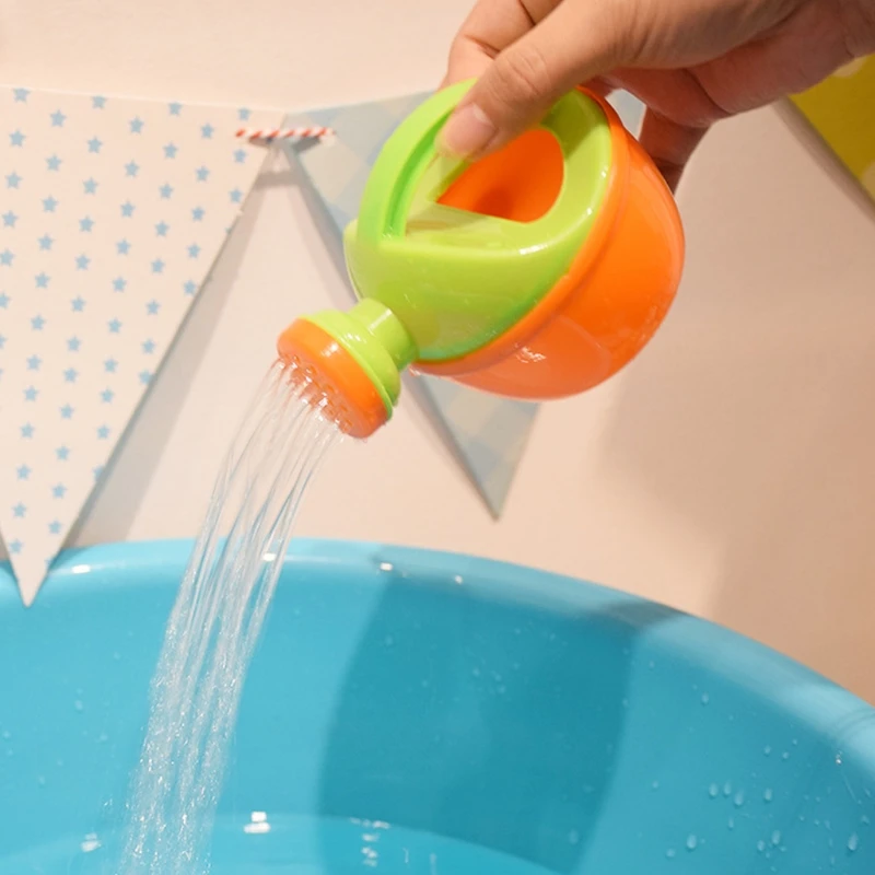 

Baby Bath Toy Colorful Plastic Bathing Shower Watering Can Pot Beach Play Sand Fun Gift Toys for Children Kids Random Color