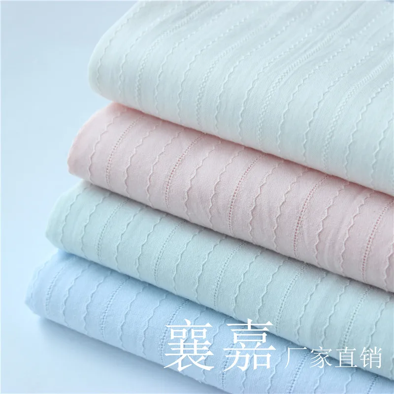 

Cotton White Cloth, Pure Cotton Jacquard Fabric, Pastoral Small and Clean Women's Wear, Shirt, Skirt, Children's Fabric