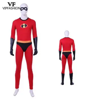 

VIP FASHION NEW Female Halloween Incredibles 2 Cosplay Costume Jumpsuit Superhero Fancy Bodysuit