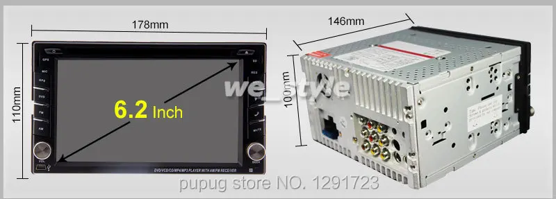 Perfect Double 2 Din 7 inch Head unit In Dash Car Stereo Video Player GPS Navigation with free GPS map+Analog TV+FM/AM Car Autoradio PC 13