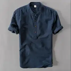 Для мужчин рубашка осень новый одежда высшего качества в полоску рубашка мужская деловая рубашка 0508XWV