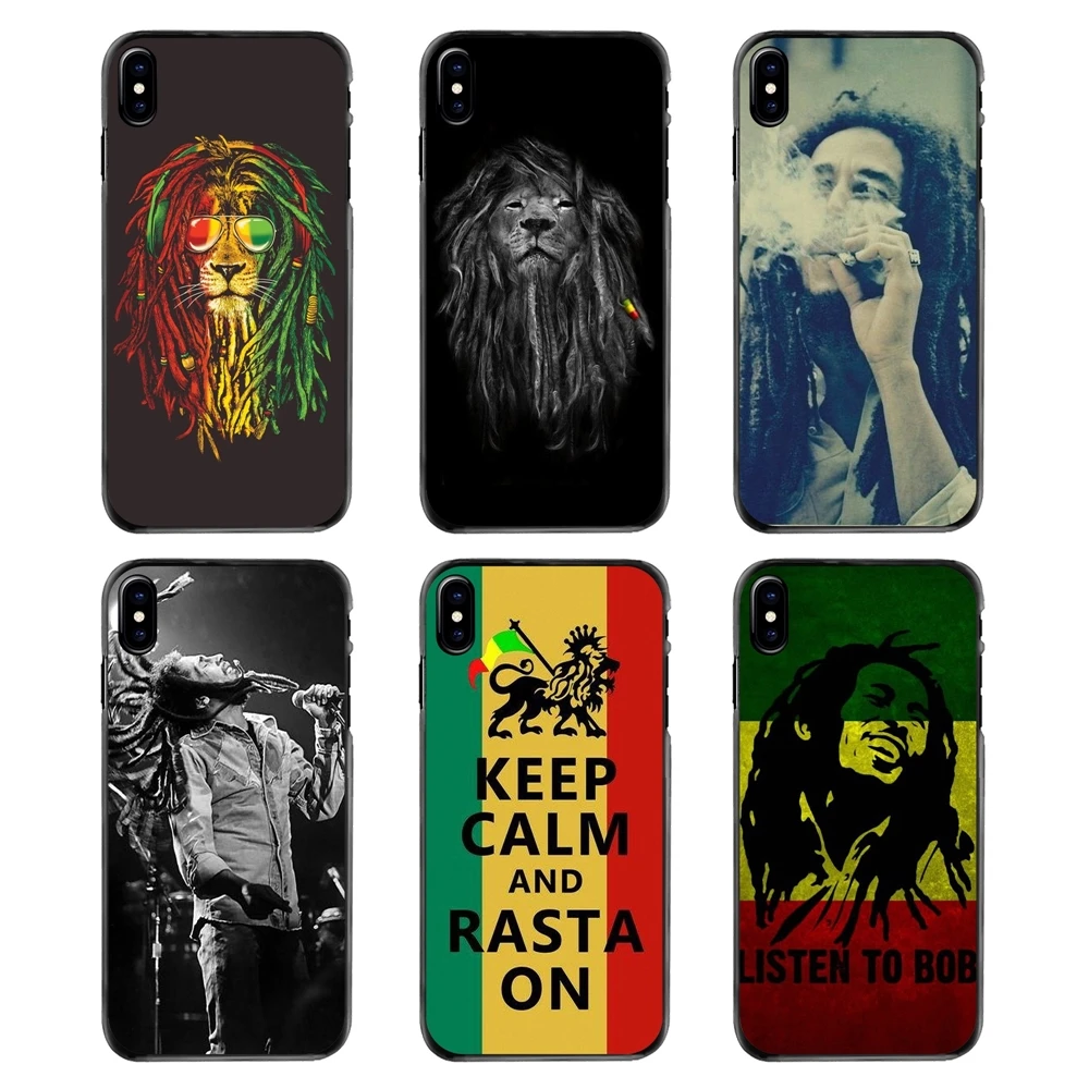 Cori Reith раста Лев рэгги Боб Марли арт для Iphone 4 4s 5 5S 5C SE 6 S 7 8 Plus X XR XS Max iPod Touch Чехол Для