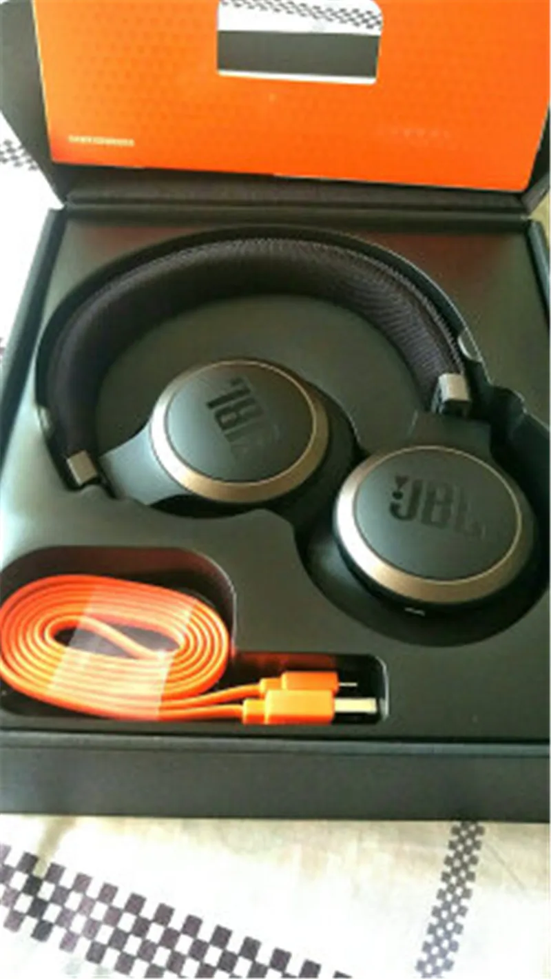 Беспроводные наушники JBL LIVE 650BTNC аудио шумоподавление умный голос Bluetooth наушники стерео музыка динамическая игровая гарнитура