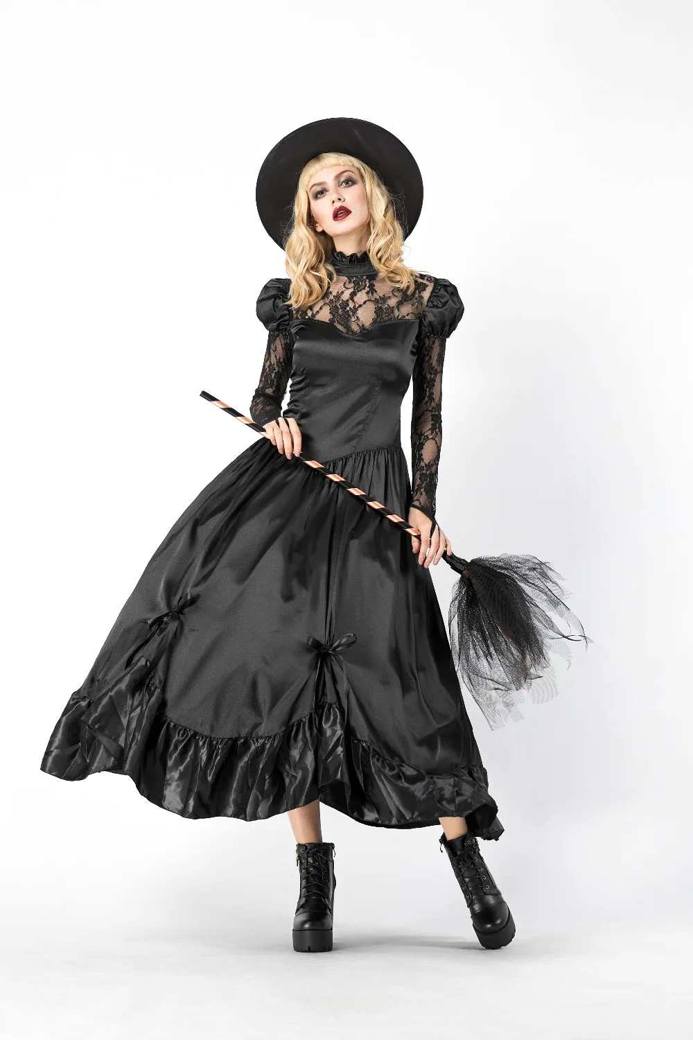 black lace dress halloween costume