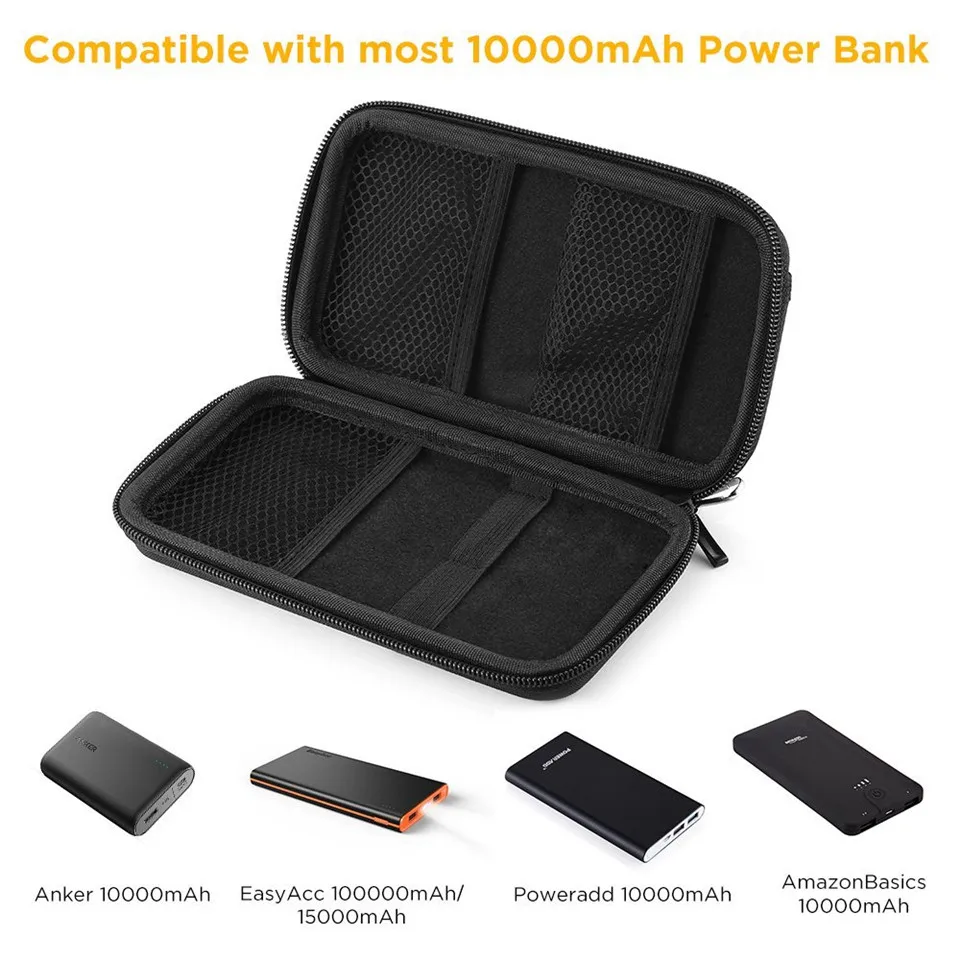 EasyAcc чехол для внешнего аккумулятора EVA Anker Xiaomi Индивидуальная сумка хранения