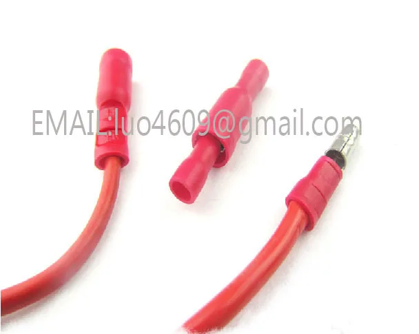 1000pcs Red Insulated Female&ampMale Bullet Butt Connector wire Crimp Terminals | Обустройство дома