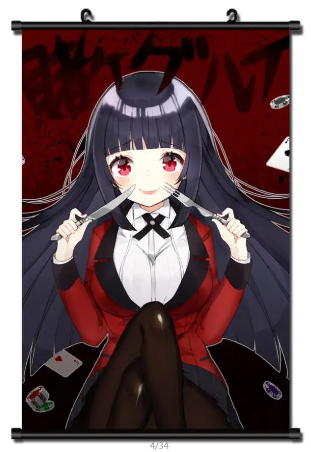 Декоративные аниме картины Kakegurui компульсивный геймбер Мэри саотома кирари