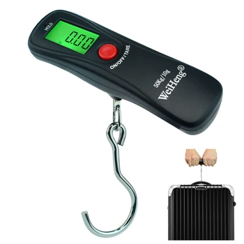 

Portable Mini Hanging Scale suitcase scale for Luggage Travel bag Electronic Weighting HandHeld Luggage Scale fishing Hook