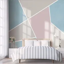 Geometric color block stitching TV sofa background wall professional production mural wallpaper wholesale custom photo wall Geometric color block stitching TV sofa background wall professional production mural wallpaper wholesale custom photo wall