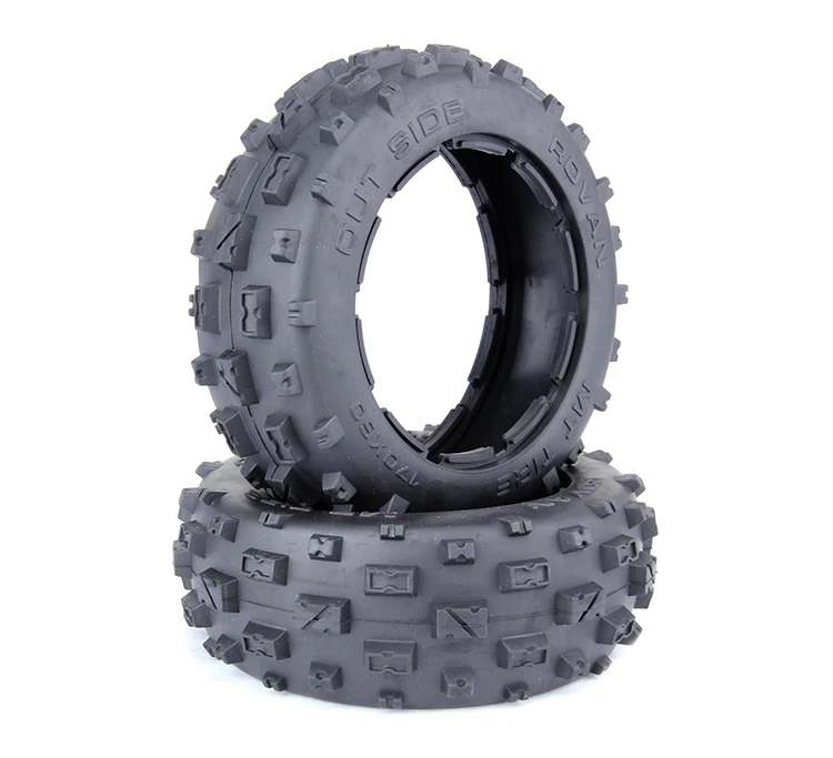 

1/5 scale rc baja Spare parts Rovan parts new upgraded Front knobby tyres skin set 95025