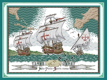 

The Crusades Printed Cross Stitch Landscape Home Decor Chinese Cross Stitch Kit Scenic Needlework Crafts Canvas For Embroidery