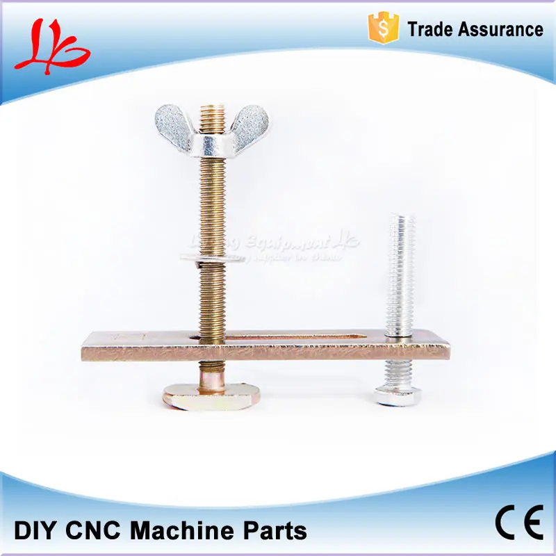 

2 pcs/lot CNC engraving machine clamp high strength plywood wood router table T slot plate clamp
