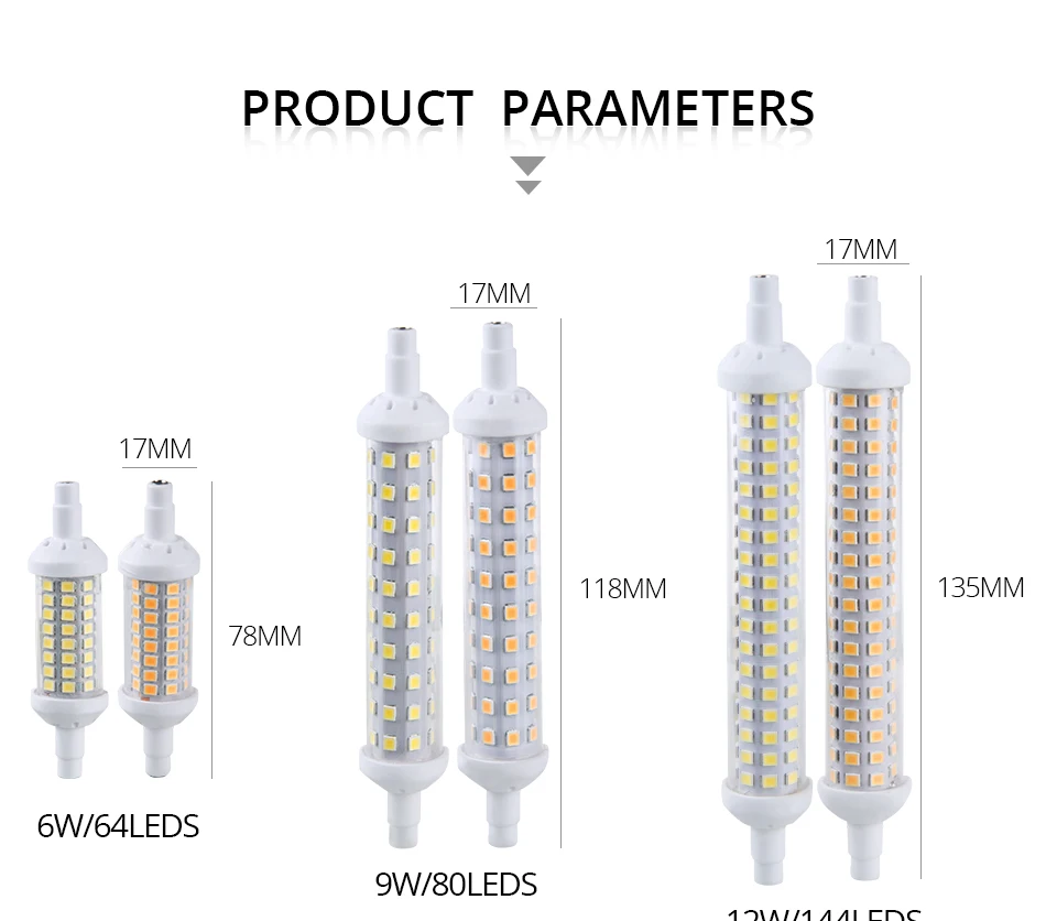 R7S LED bulb light  (2)