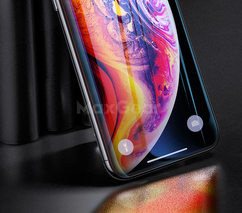 MaxGear закаленное стекло для iPhone XS полное покрытие защитное стекло 9H протектор экрана для iPhone XS Max XR X 6 7 8 plus 6s пленка