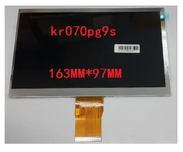 

New original 7 inch tablets hd LCD screen kr070pg9s 163mm * 97mm free shipping