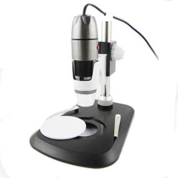 

2MP 8LED USB 40X-1000X Microscope Endoscope Magnifier Digital Video Camera With Metal Stand Durable