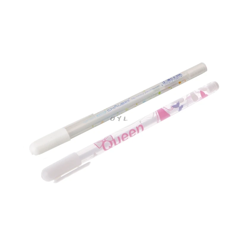 1PC White Hook Liner Pens Signature Marker Black Paper Highlighter Reviser 0.8mm | Канцтовары для офиса и дома