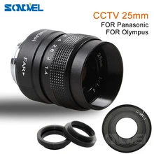 25mm CCTV TV Movie F1.4 lens+C Mount for Olympus Micro 4/3 m4/3 EP1 EP2 EP3 EP5 EPL1 EPL2 EPL3 EPL5 EPM1 OM-D EM5 EM10