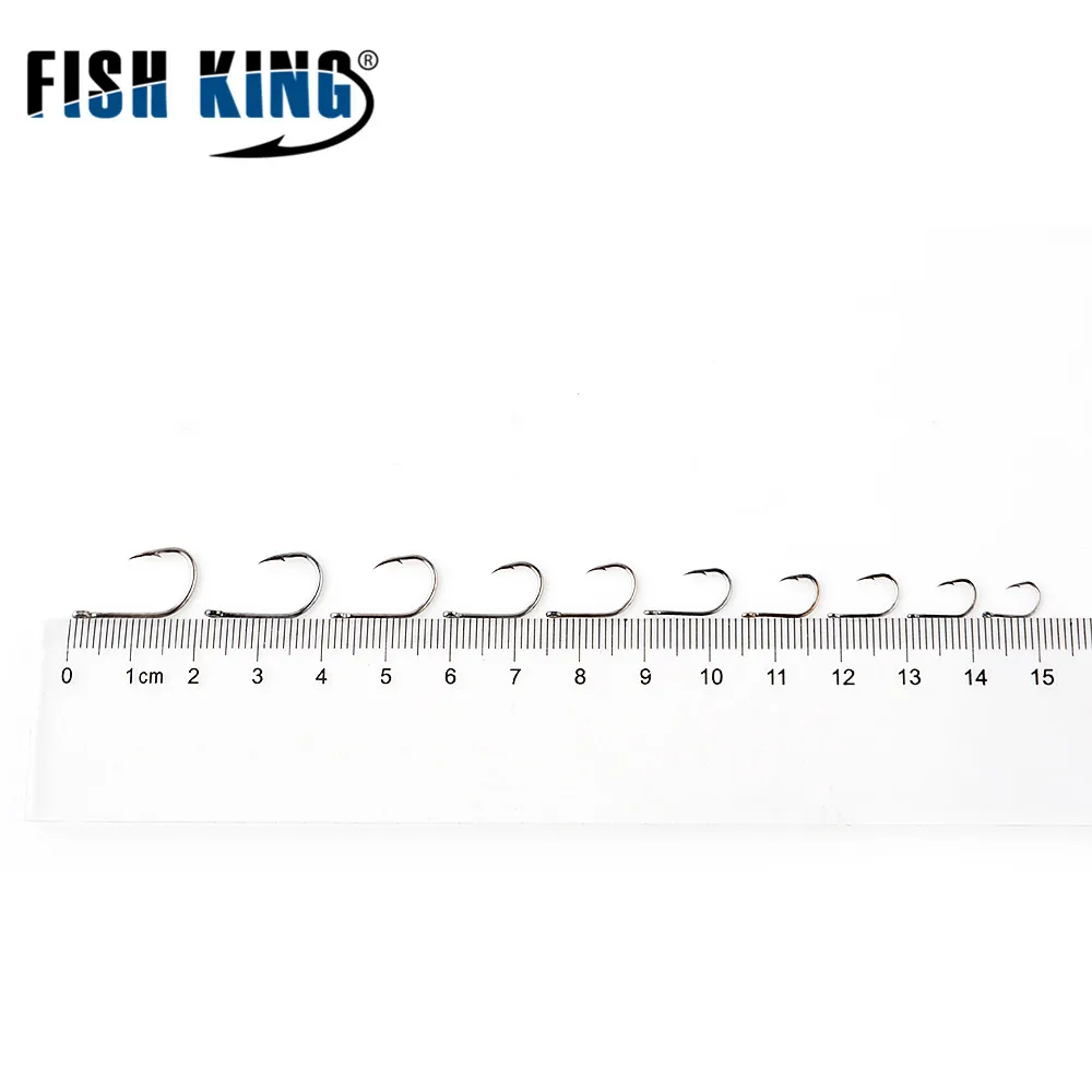 Рыболовные крючки FISH KING FOX ISEMA BLN круглые колючие для карпа рыболовные аксессуары