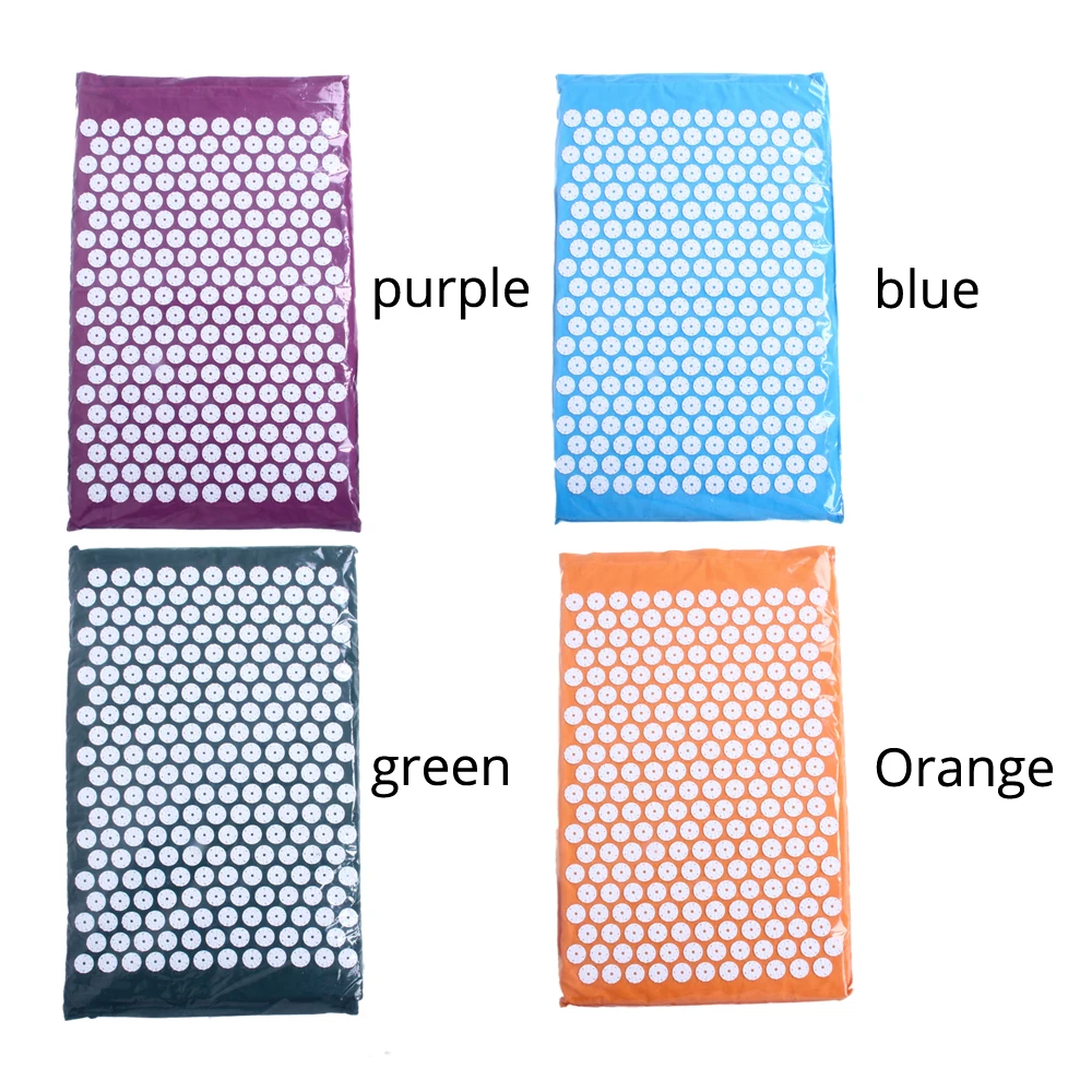 Relieve Back Body Acupressure Mat Body Pain Acupuncture Spike Yoga Mat with Massage Pillow/Mat Massage Relaxation