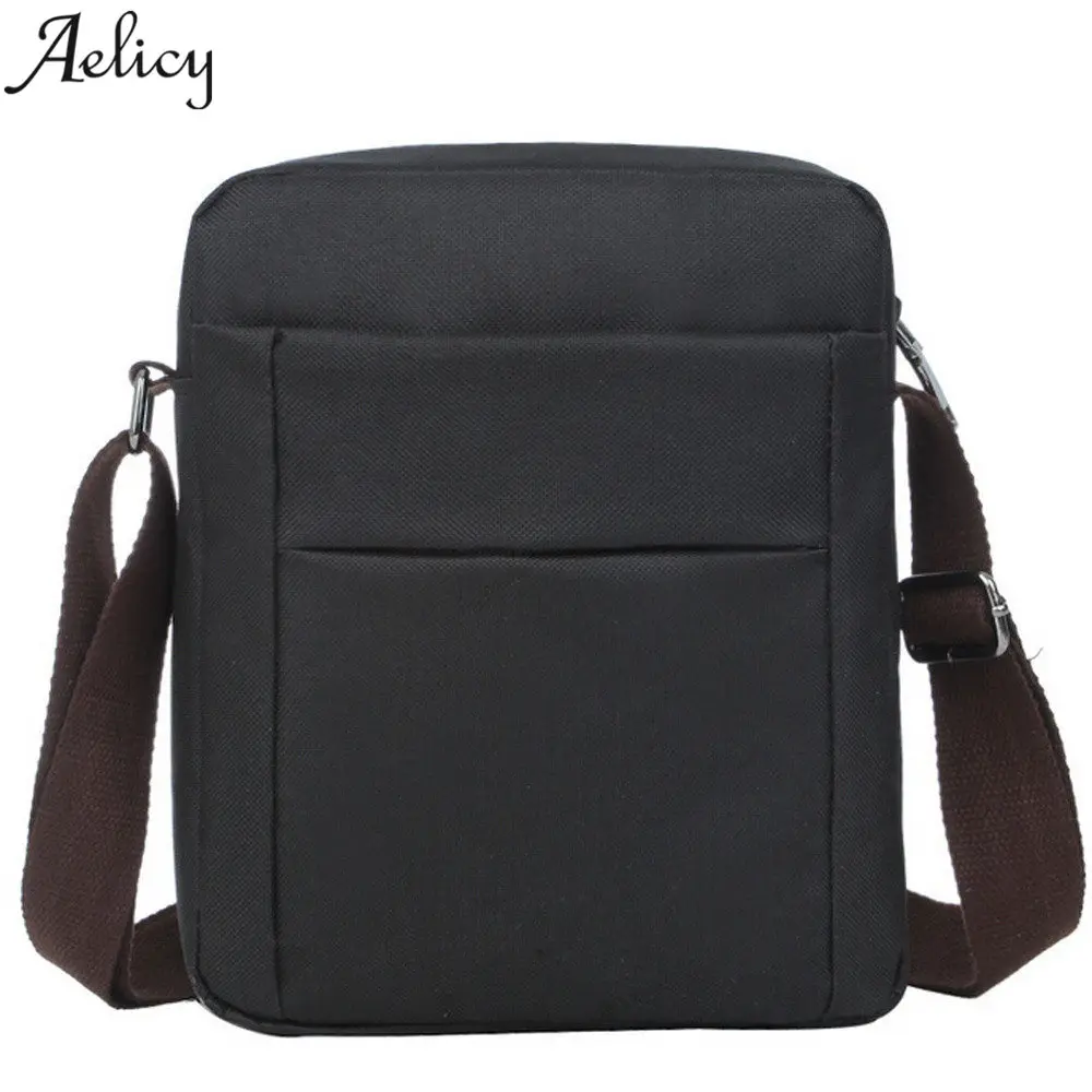 

Aelicy High Quality Fashion Mens Canvas Shoulder Bags Handbag Men Crossbody Bag Small Men Messenger Bags Vintage Bolsas