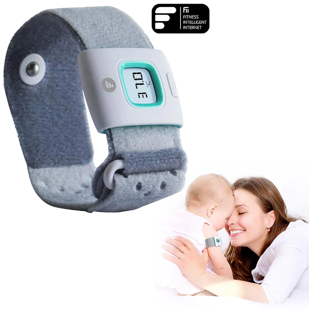 Baby /Children intelligent wearable electronic thermometer Bluetooth