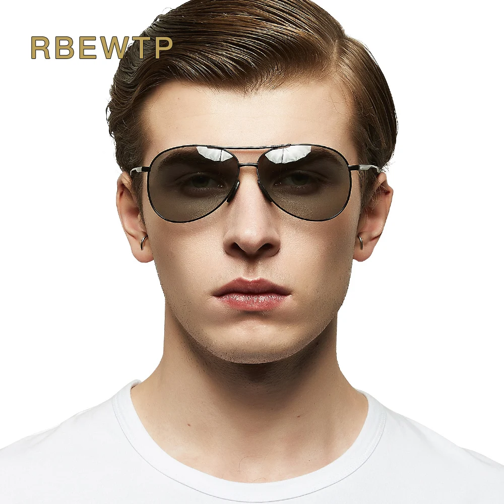 Новинка 2019 спортивные поляризационные солнцезащитные очки RBEWTP с фотохромными