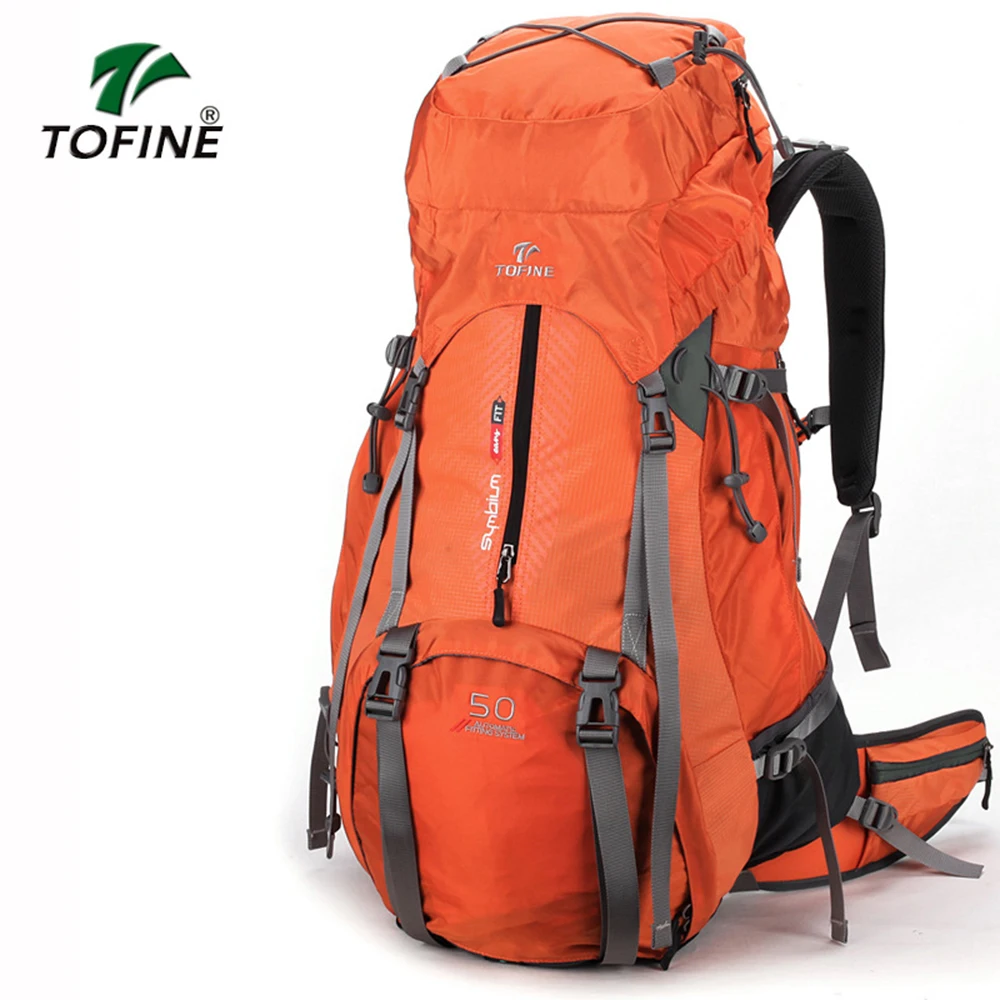 TOFINE Unisex Large Capacity Outdoor Backpack Travel Multi functional