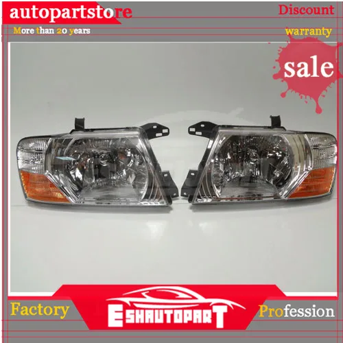 Комплект L& R передние фары для Mitsubishi Pajero Montero 2000-2006