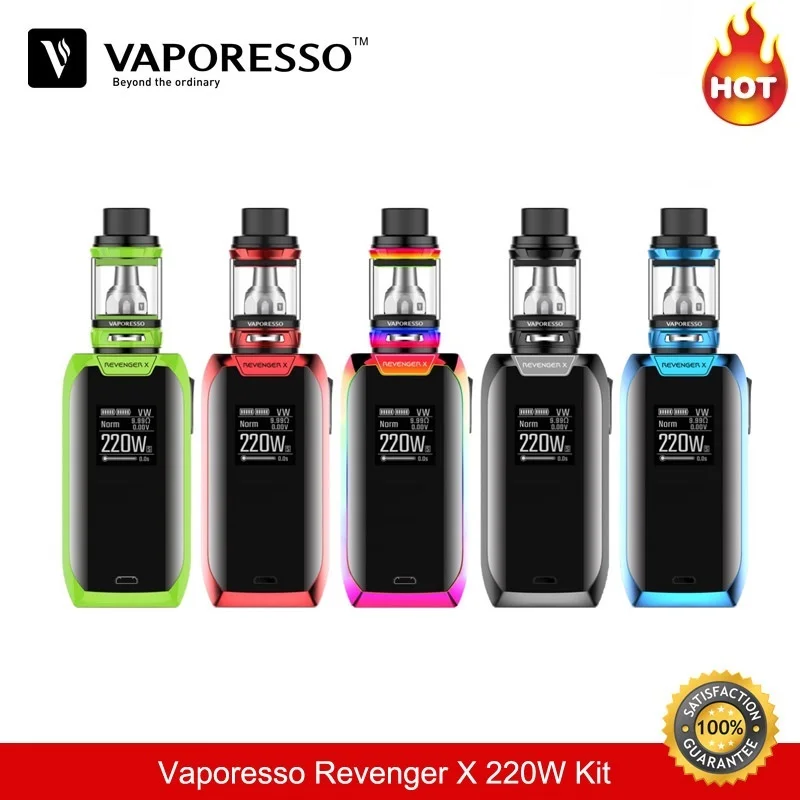 Vaporesso Electronic Cigarette Revenger X 220W TC Box Mod Box Mod Vape 5ML e Cigarette Tank Vaporizer Vaper Vapour Cigarette 510 Vaporesso Electronic Cigarette Revenger X 220W TC Box Mod Box Mod Vape 5ML e Cigarette Tank Vaporizer Vaper Vapour Cigarette 510