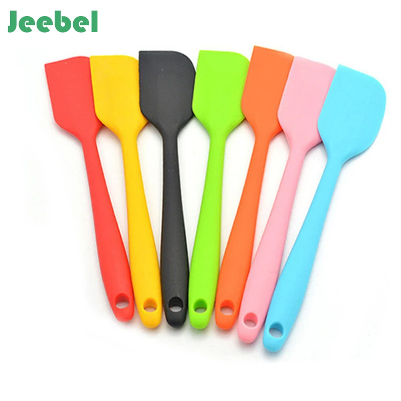 

Jeebel Safe Silicone Baking & Pastry Spatulas Non-Stick DIY Baking Pastry Spoon Kitchen Cake Tools Cream Butter Scraper