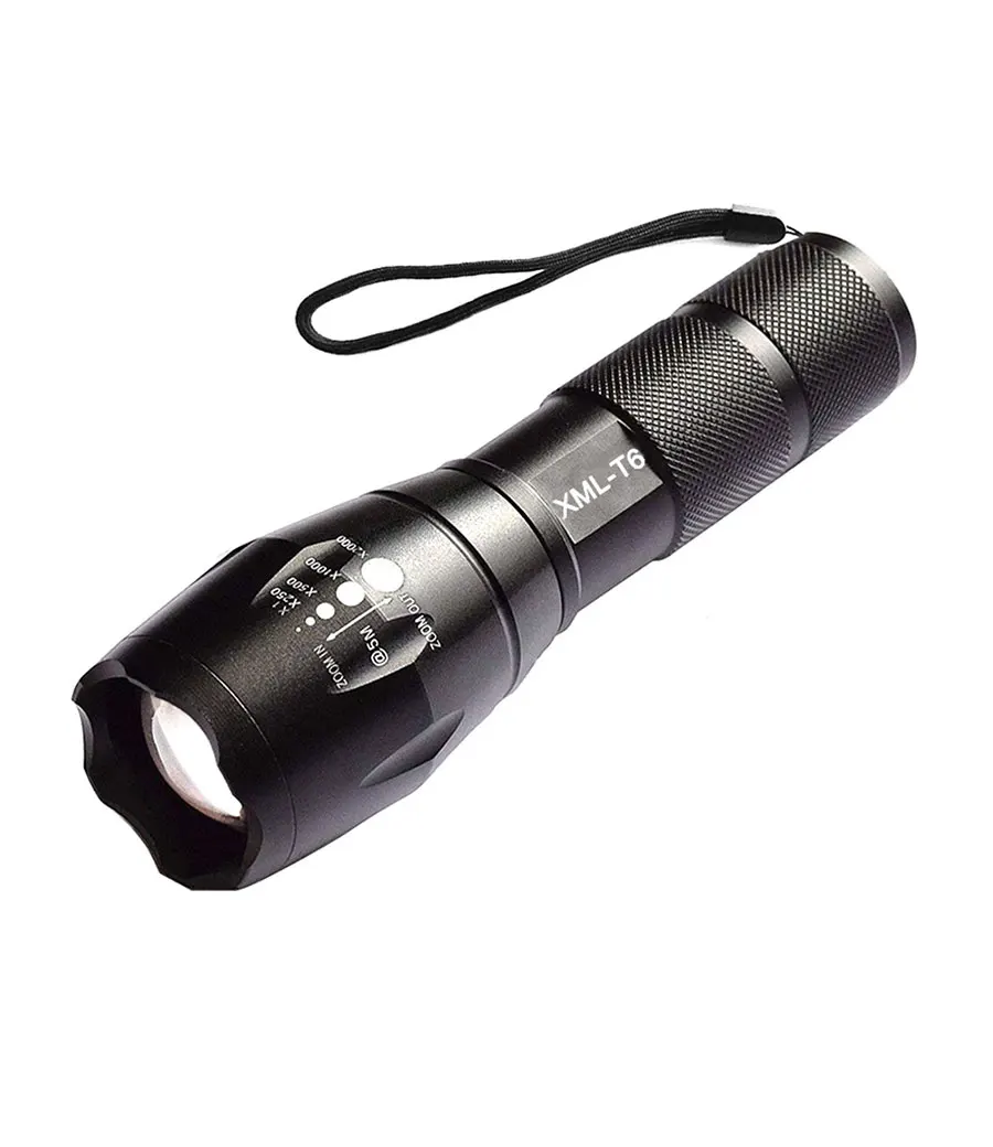 High Quality LED Flashlight XML T6 Linterna Torch 1600LM Waterproof Outdoor Camping Powerful Led Flashlights 5 Modes Dimmable (2)