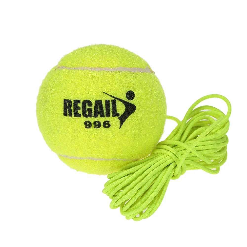 Теннисные Мячи прочный желтый Теннисный тренажер со струнным спарринг устройство Тренеры спортивный турнир Открытый Забавный крикет пляж