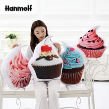 Мороженое/торт в форме плюшевая подушка в виде еды печенье/шоколад/вишня/клубника/кремовые украшения Подушка Диван стул