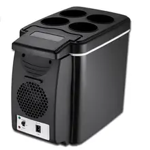 12 V power Classic 6L портативный автомобильный холодильник подогреватель и кулер позволить себе 6 банок полупроводниковое охлаждение