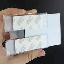 7,5*5,5 см 50 шт. T2mm клейкая настенная полка Знак крышка рамка акриловый держатель для этикеток цена бирка имя карты Этикетка Рамка