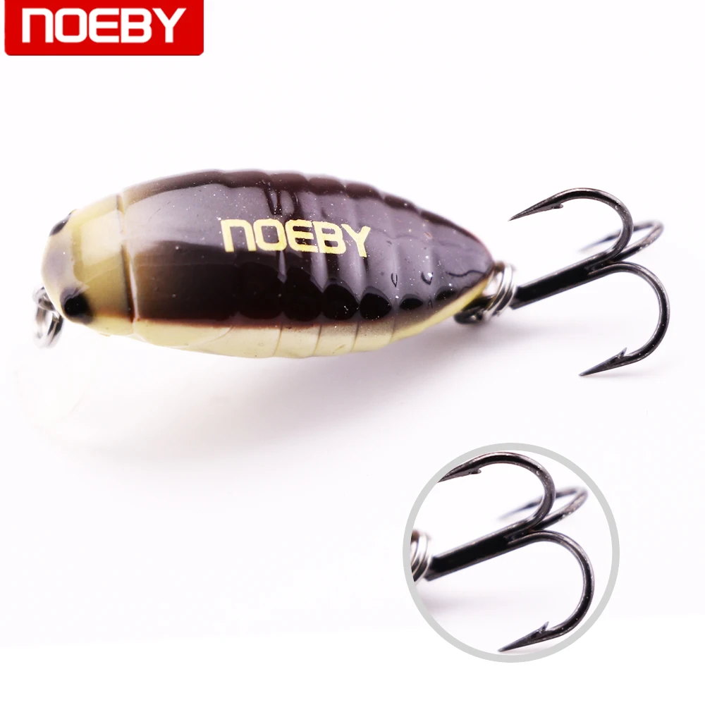NOEBY плавающий приманка для насекомых бас щука приманки Walleye форель пластик