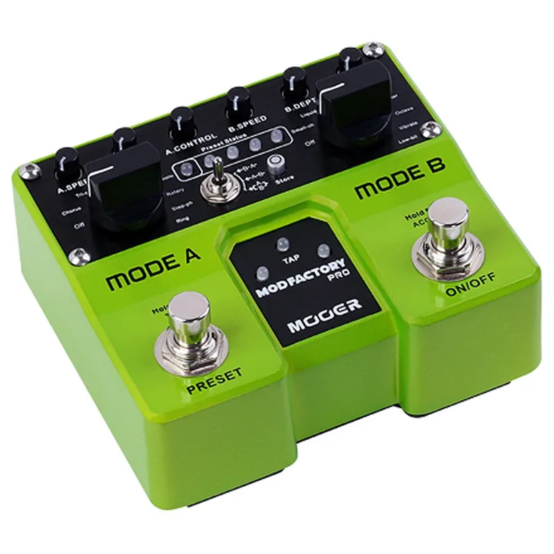 

MOOER Effects Guitar Pedal Mod Factory Pro 2 Independent Processing Modules Containing A Total Of 16 Modulation Guitar Pedal
