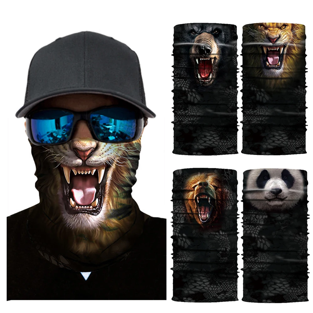 

WOSAWE Motorcycle Face Mask Breathable Scary Headscarf UV Protection Running Fishing Hiking Ski Cycle Outdoor Sports Balaclava