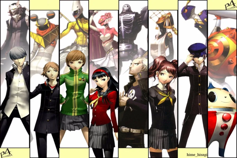 3491 Shin Megami Tensei Persona 4 Anime Wall Sticker Art Poster For Home Decor Silk Canvas 