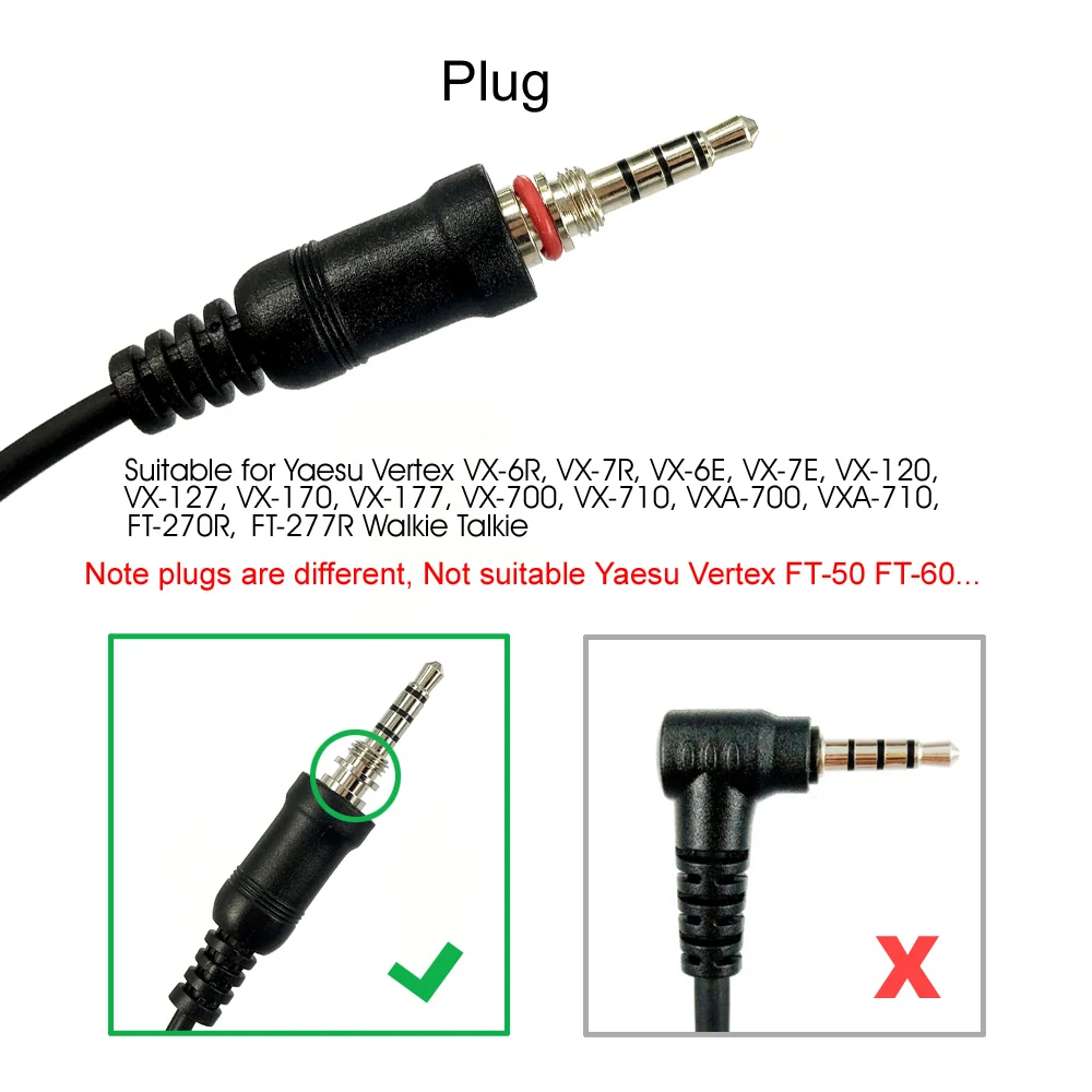 Динамик гарнитуры микрофон для Yaesu Vertex VX 6R 7R VX6R VX7R FT 270 270R 127 170 Walkie Talkie тайное