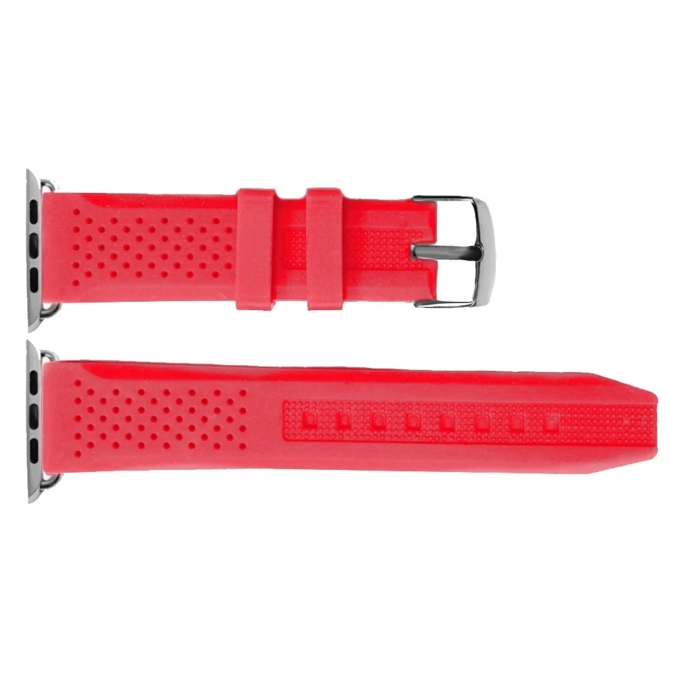 

38mm Deep Pink Color Silicone Watch Band Pretty Replacement for Apple iWatch WB1101X38JB