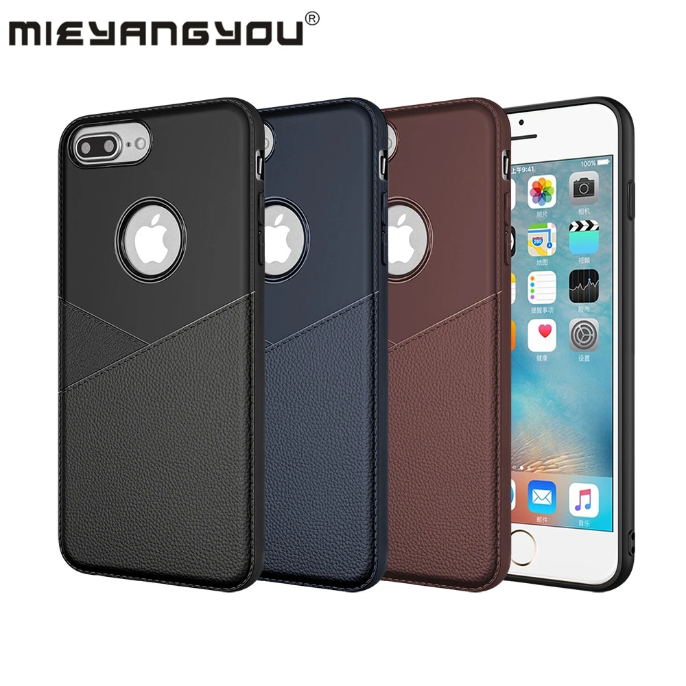 

Luxury Business Soft Silicone Case for iPhone 6 S 6S 7 8 Plus X 10 XR XS Max On an iphone 6SPlus 8Plus Shockproof Rubber Cover