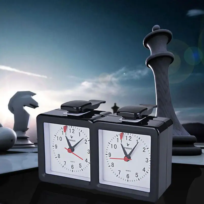 Аналоговые шахматные часы I-go подсчитывают таймер для игра, соревнование Спорт 3,29
