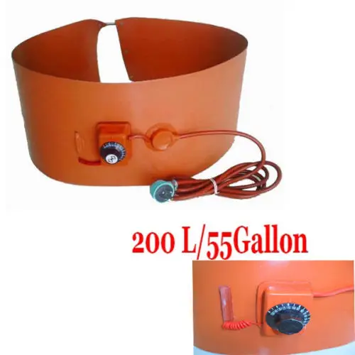 

JSEX Brand 220v 200*1350 4500w Silicone Drum heater with temperatuer controller