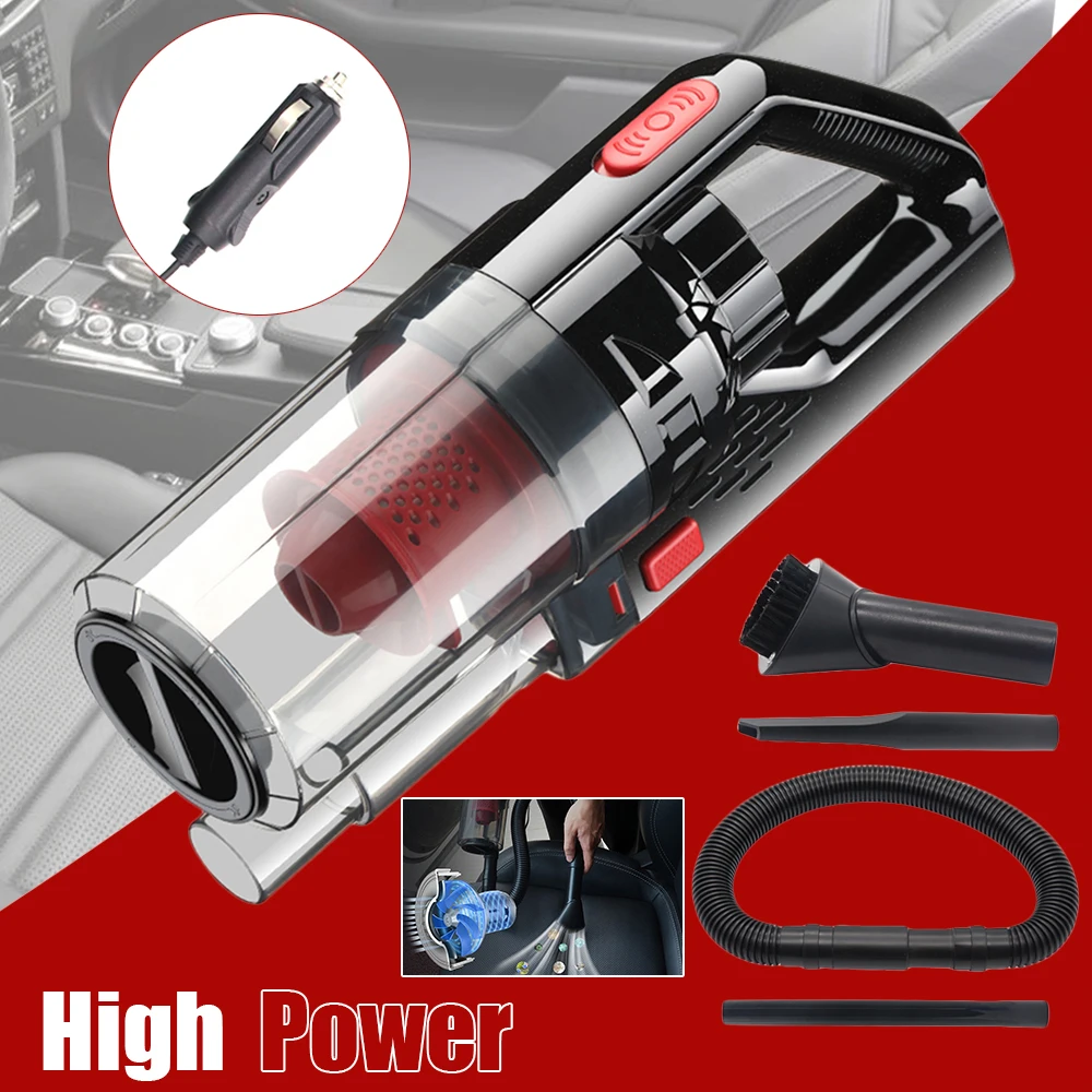 

DC 12V Car Vacuum Cleaner High Power 150W 6000PA Wet/Dry Handheld Portable Auto Vacuum Cleaner Car Styling