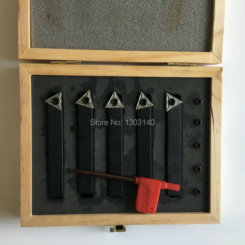 

10mm Metric Indexable Carbide Turning Tools 5pcs 5PCS 10MM