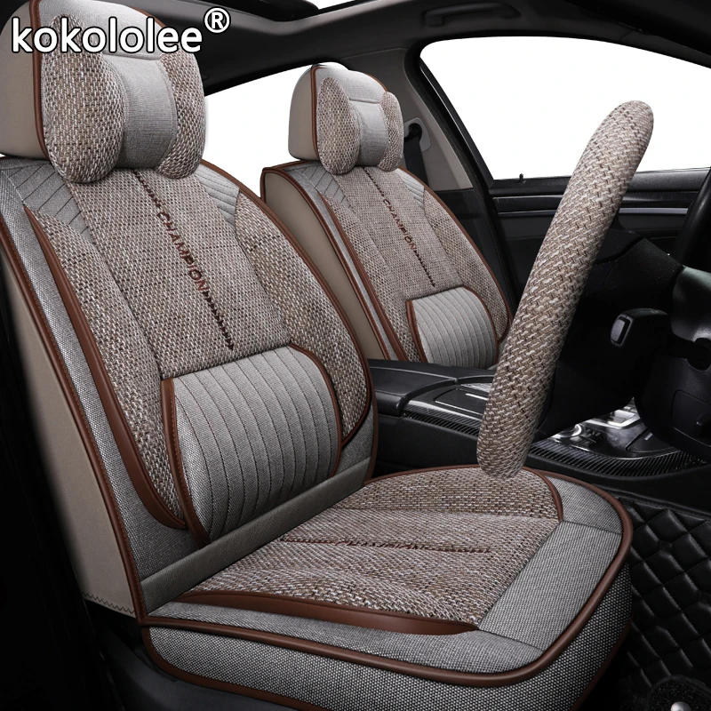 Тканевый чехол для автомобильного сиденья kokololee Toyota rav4 wish Prado hilux mark auris prius camry corolla